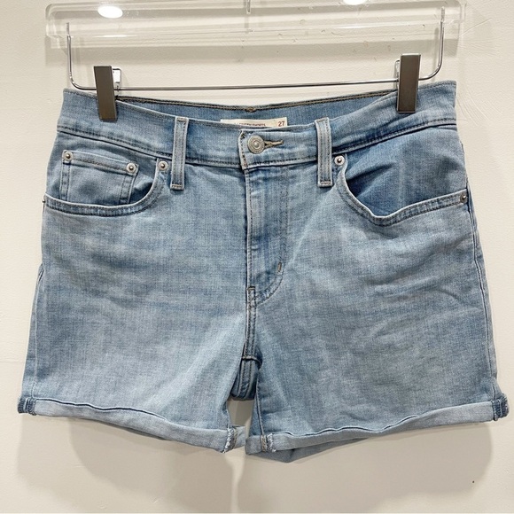 Levi’s Mid Length Jean Shorts Women’s 27 - Picture 1 of 10